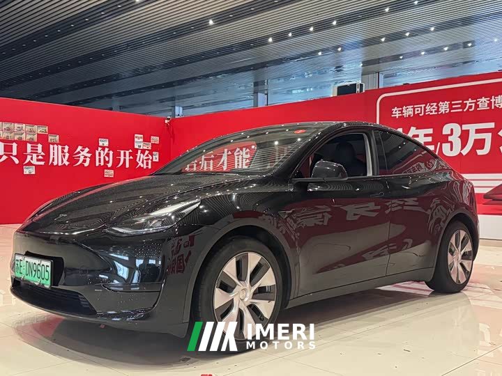 Tesla Model Y rear-wheel drive version - автомобиль из Китая