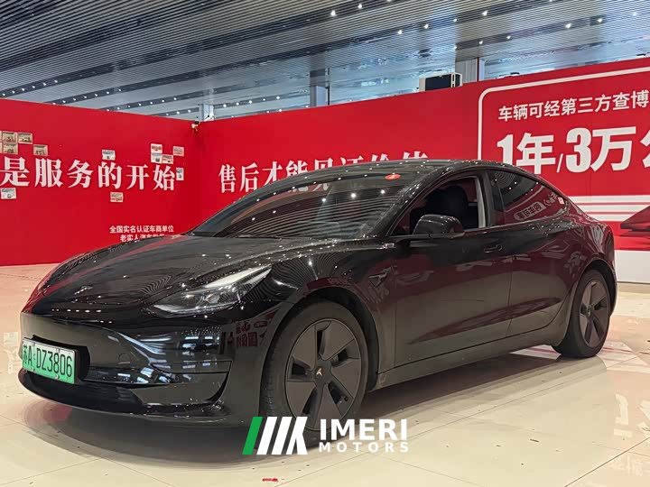 Tesla Model 3 rear-wheel drive version - автомобиль из Китая