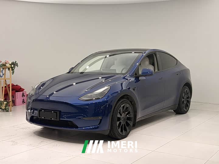 Tesla Model Y long-range all-wheel drive version - автомобиль из Китая