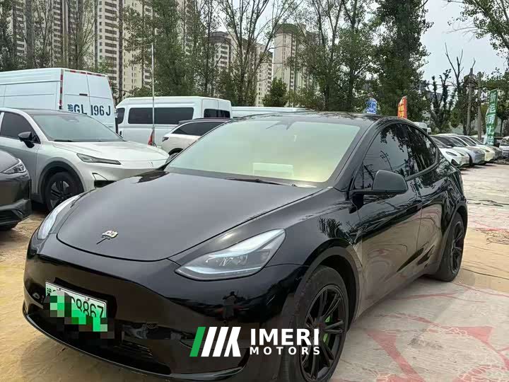 Tesla Model Y rear-wheel drive version - автомобиль из Китая