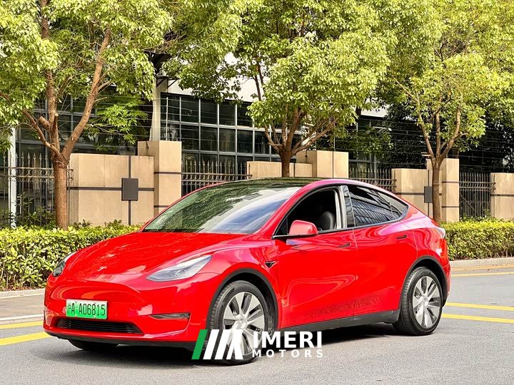 Tesla Model Y long-range all-wheel drive version - автомобиль из Китая