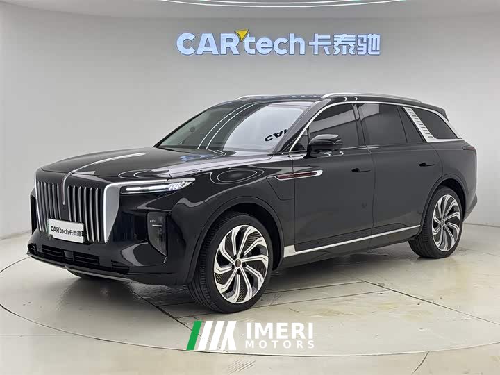 Hongqi E-HS9 660km flag collar version four seats - автомобиль из Китая
