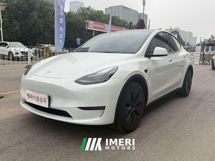 Tesla Model Y long-range all-wheel drive version - автомобиль из Китая