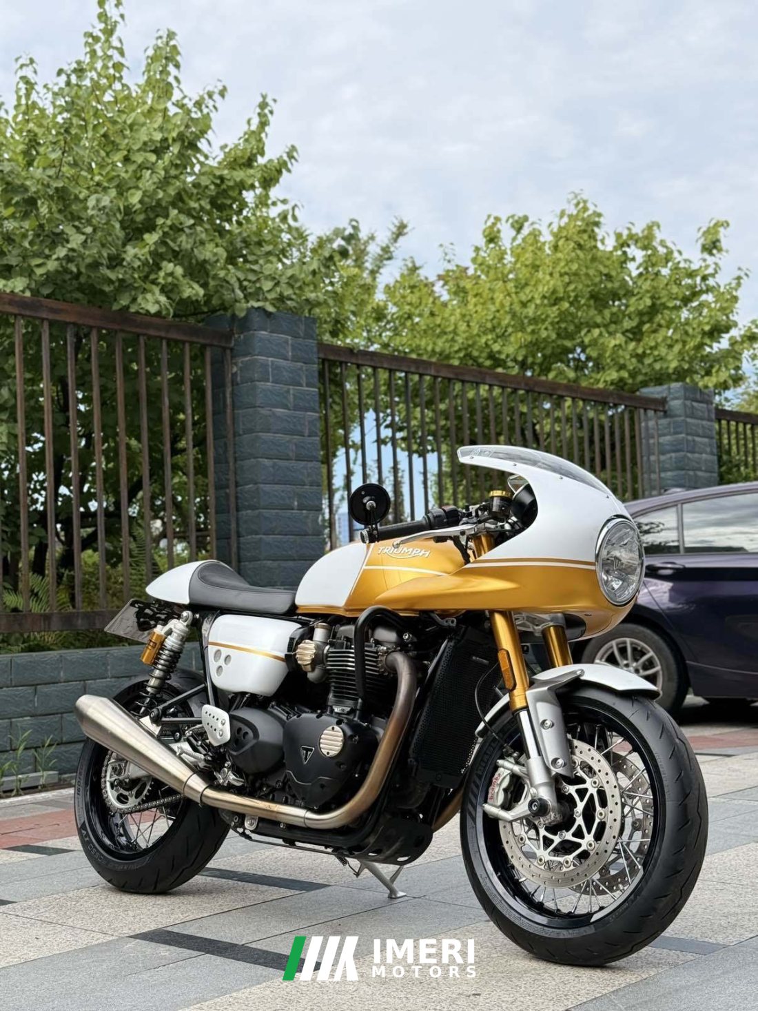 Triumph Thruxton 865 cc - мотоцикл из Китая