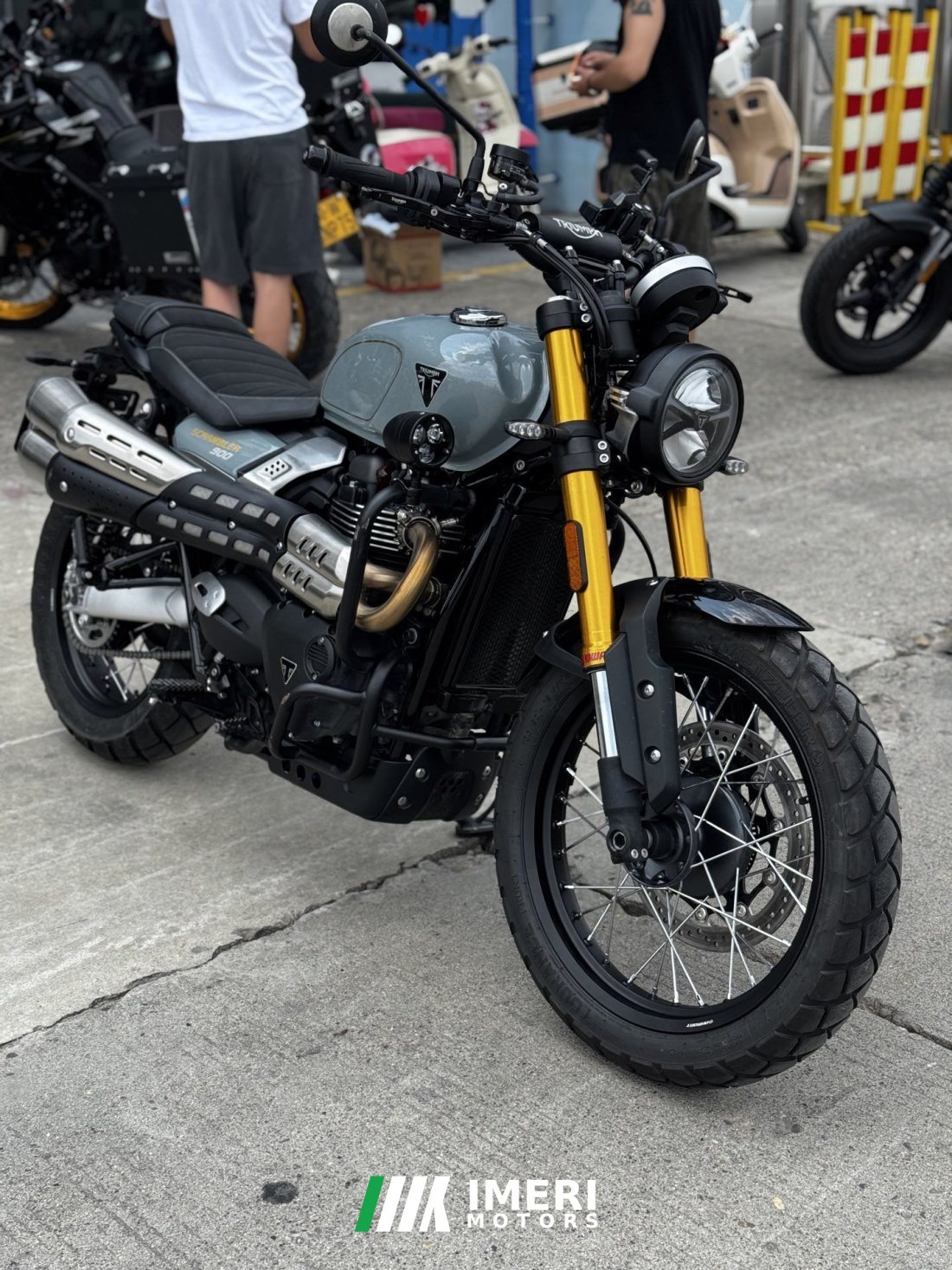 Triumph Scrambler 900 - мотоцикл из Китая