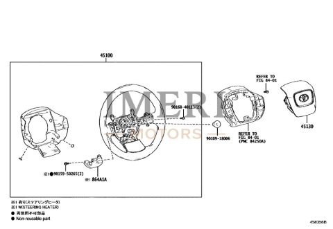 451000R280C0 Steering Wheel Assembly Toyota bZ4X