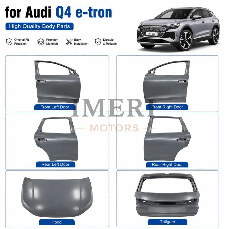 Full Body Panels - 4 Doors + Front Hood + Rear Tailgate - Audi Q4 e-tron