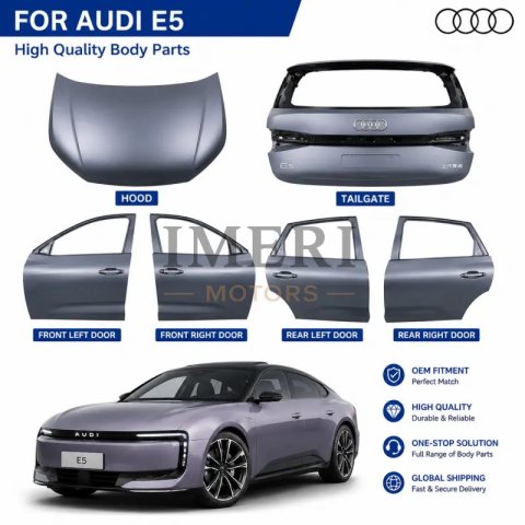 Full Body Panels - 4 Doors + Front Hood + Rear Tailgate Audi E5 Sportback