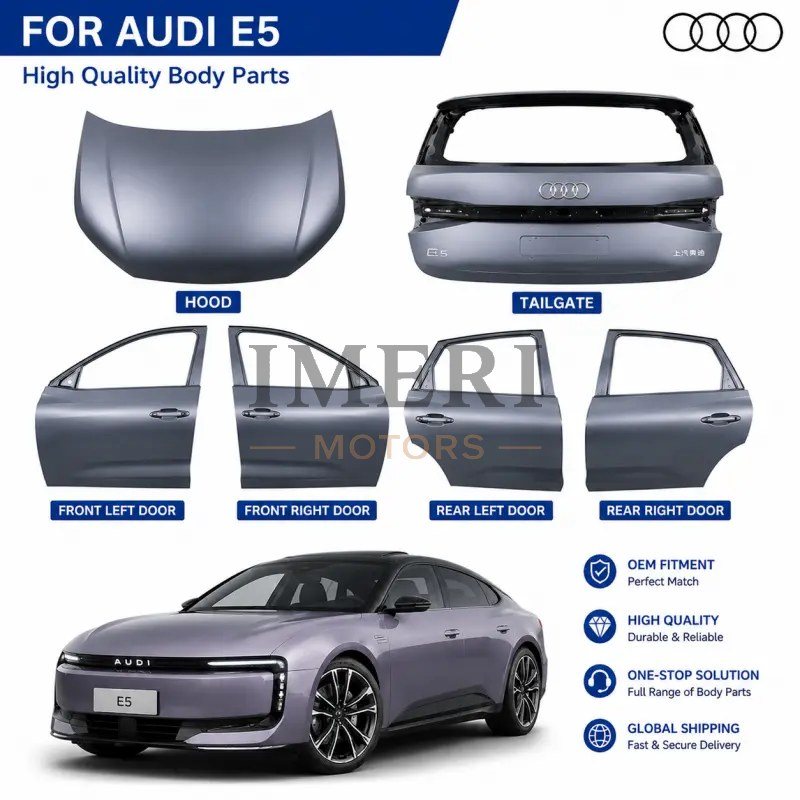 Full Body Panels - 4 Doors + Front Hood + Rear Tailgate - Audi E5 Sportback