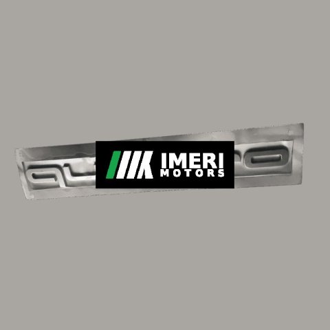 Marking Letters Matte Chrome