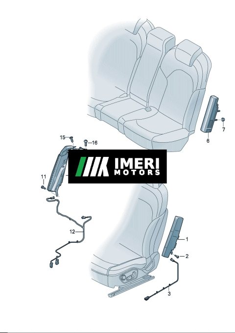 89G880241D 89G880242D Side airbag Audi Q4e Tron