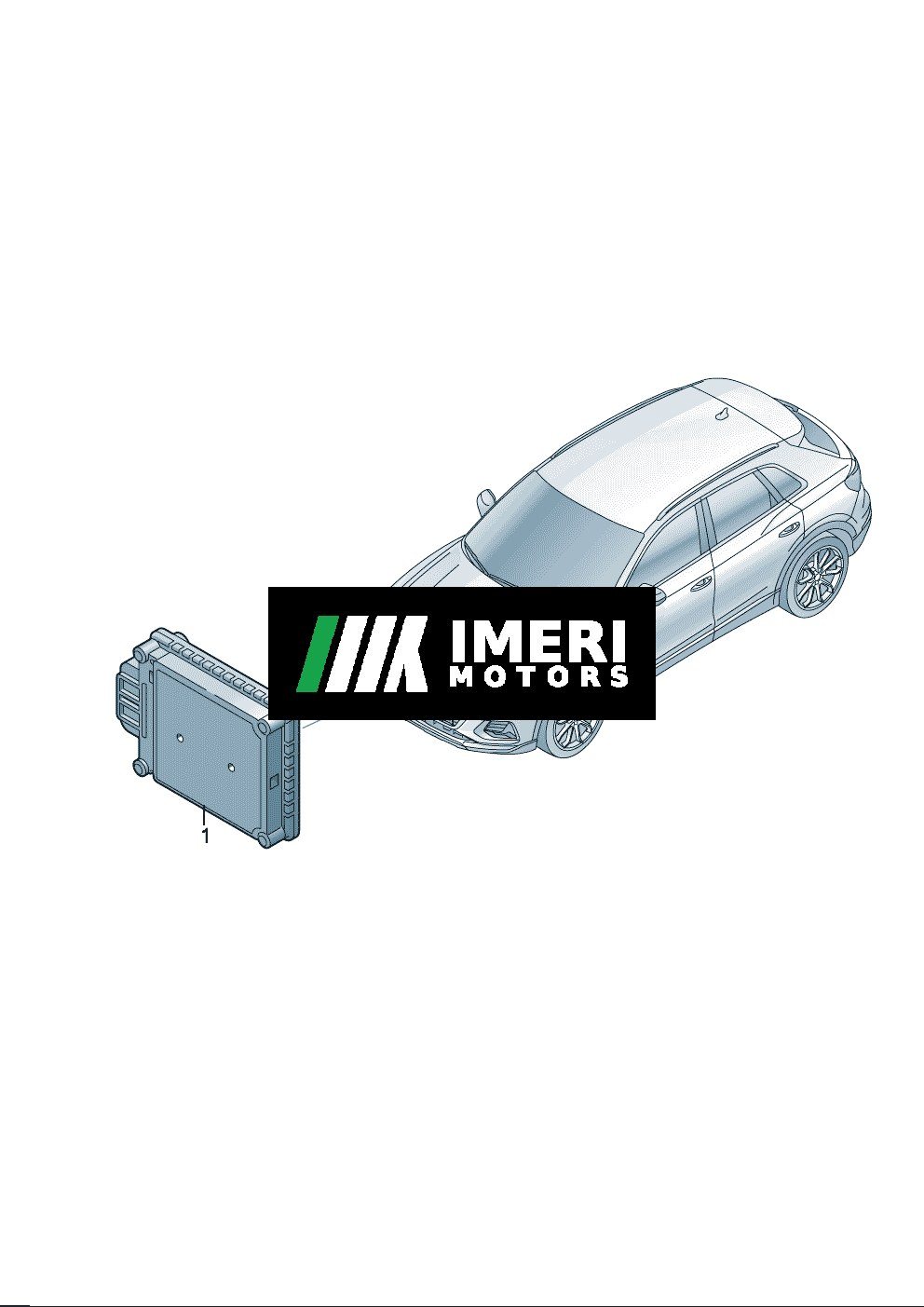 1EA907572H radar sensor is - the Audi Q5e tron