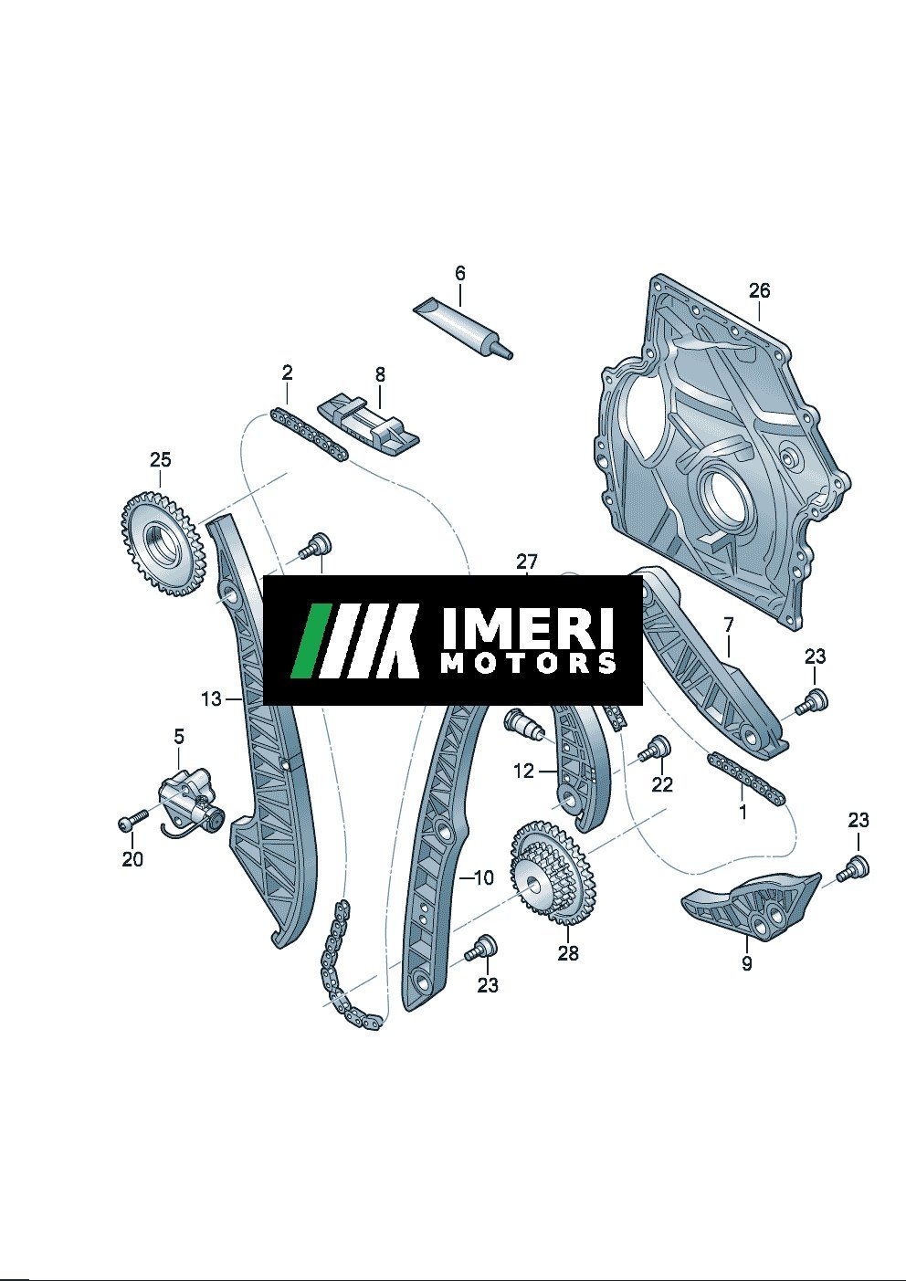 Timing Chain - Audi A7L