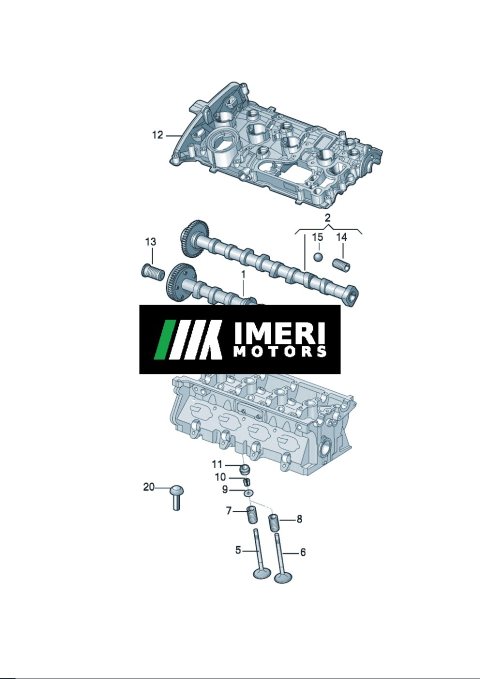 06J109022BL Camshaft Audi A7L