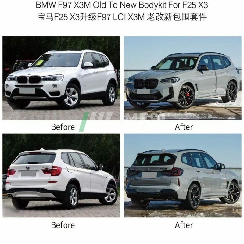 Facelift Upgrade Kit - BMW F25 X3 to - 3