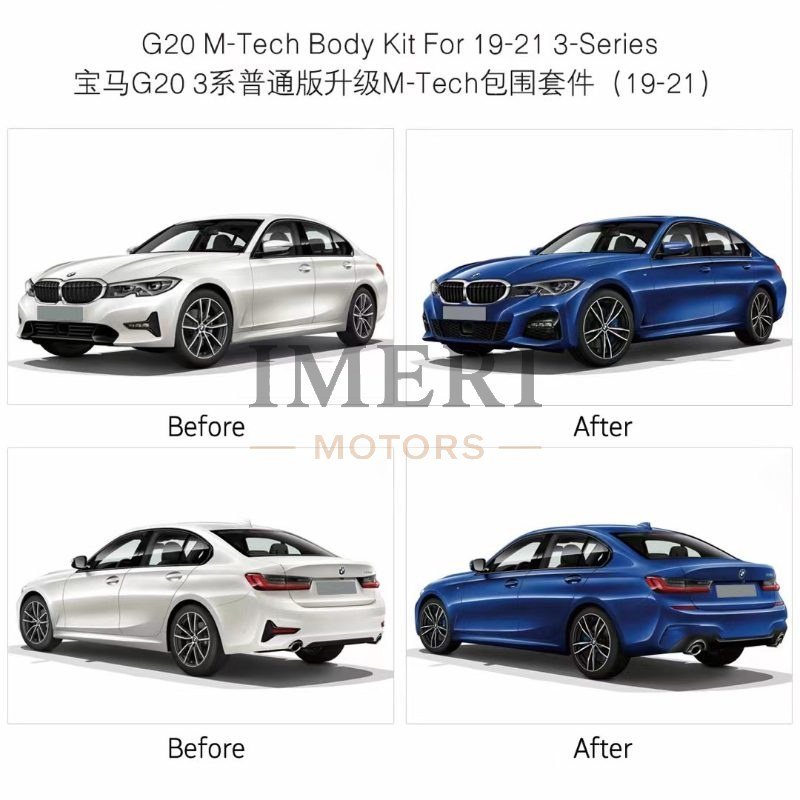 Standard to M-Tech Package Upgrade Kit (19-21) - BMW G20 3 Series - 2