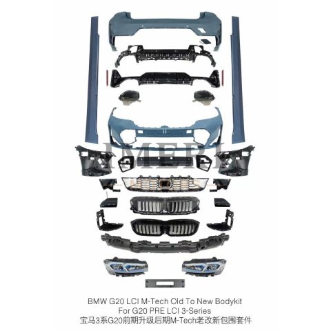 Pre-Facelift to Post-Facelift M-Tech Upgrade Kit BMW 3 Series G20