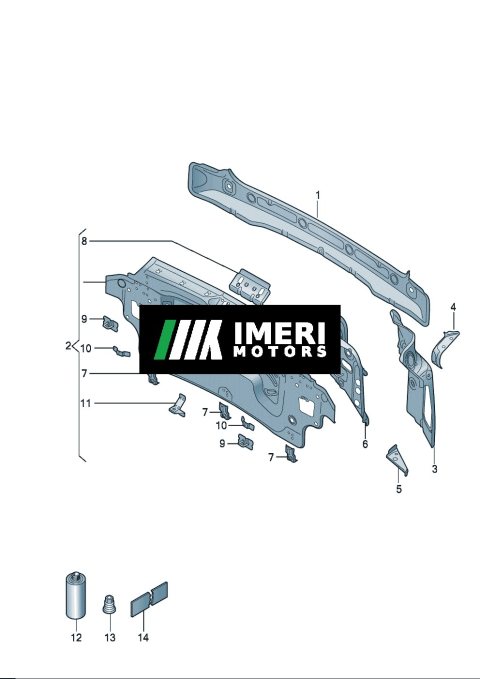 10A813309-Rear End Panel
