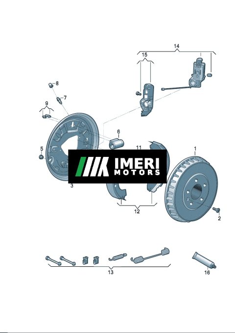 1ED609617-Brake Drum Volkswagen ID.3