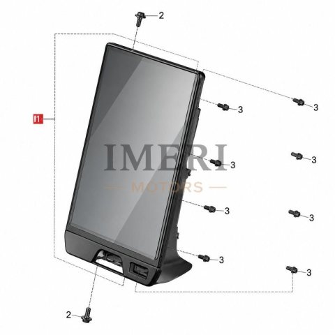 8A70031AH01 Display Unit Assembly Honda NS1