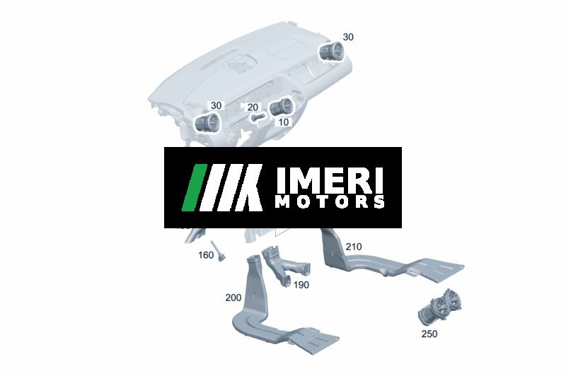 Air Vent, Center - Mercedes-Benz EQA 260