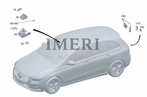 A2479007708 Control Unit, Rain/Light Sensor Mercedes-Benz EQA 260