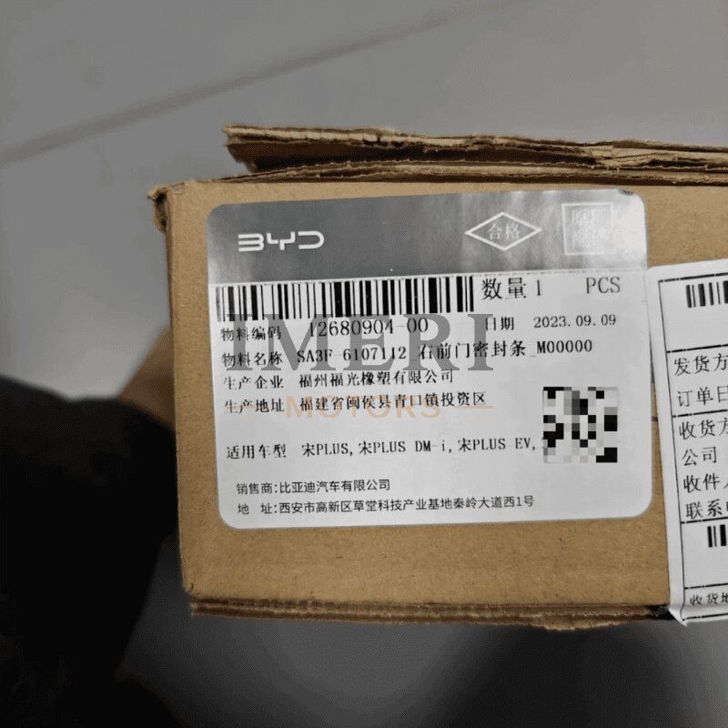 Right Front Door Seal_M00000 - BYD Dolphin