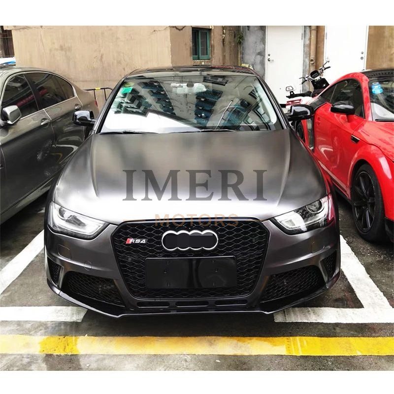 Car Parts - Audi A4 B8 2013-2016 Upgrade to Rs4 with Front Bumper Assembly Rs Grille - 3