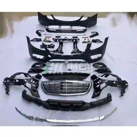 High-Quality Body Kit Mercedes-Benz S-Class S300 S320 S350 2014-2020 to S450 Including Front and Rear Bumper Lights