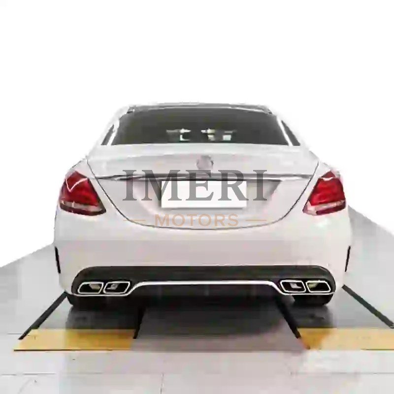 Upgrade to AMG Style Grille and Front and Rear Bumper Assembly - Mercedes-Benz C-Class - 2
