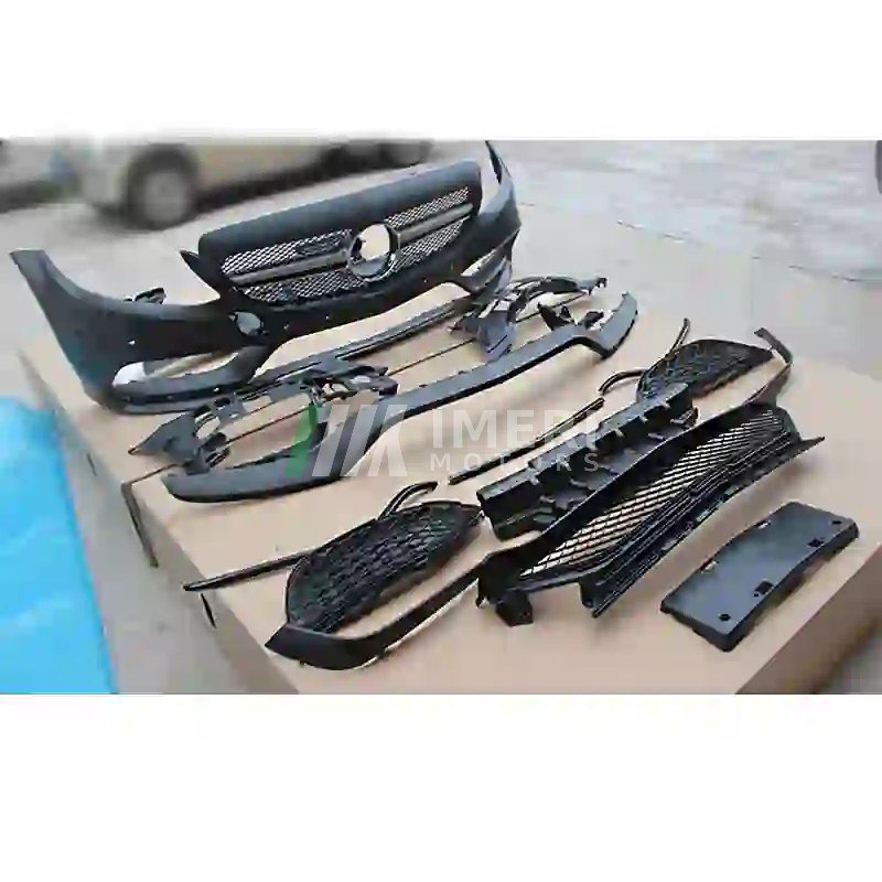 Upgrade to AMG Style Grille and Front and Rear Bumper Assembly - Mercedes-Benz C-Class - 4