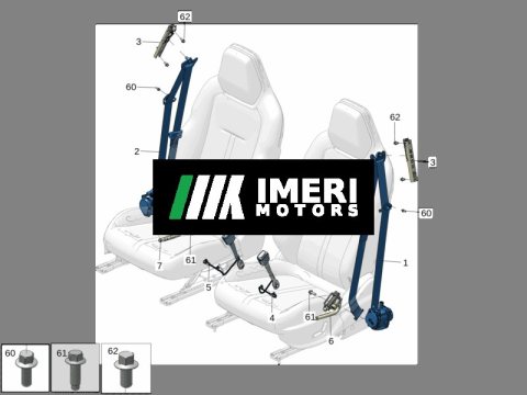 8891715904BA0 Driver Seat Belt ZEEKR X
