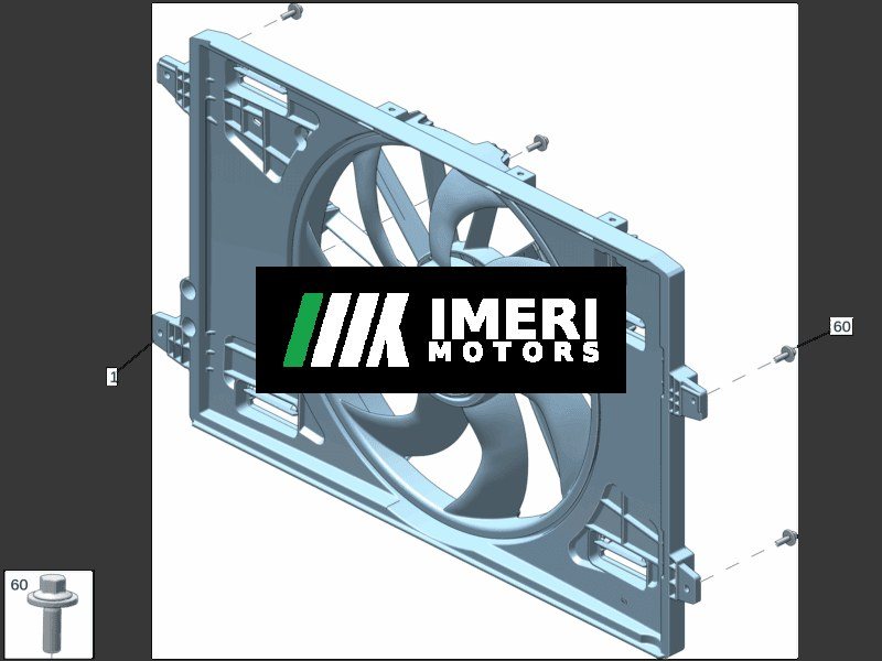 Fan Assembly / Fan Shroud Assembly - ZEEKR 7X