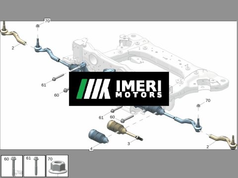 6608082705 Steering Gear with Tie Rod Assembly ZEEKR 7X