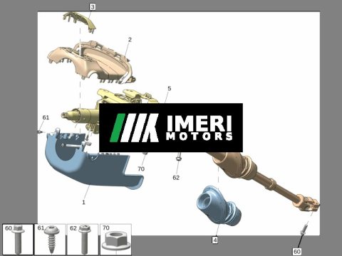 6600252687LA2 Lower Steering Column Cover ZEEKR 7X