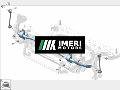6608008156 Front Stabilizer Bar / Anti-roll Bar ZEEKR 7X