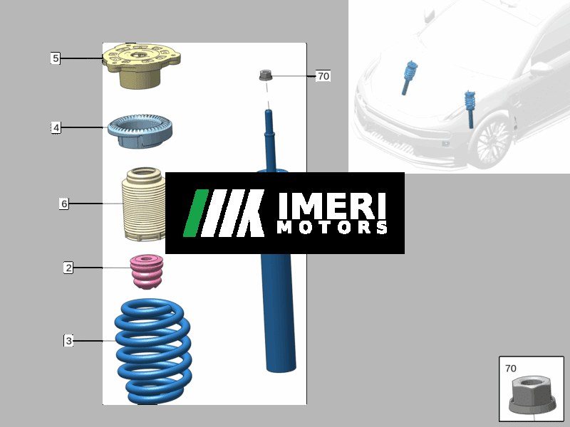 Front Shock Absorber / Strut - ZEEKR 7X