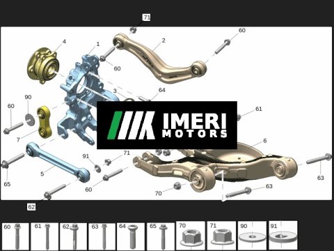 Rear Knuckle / Upright Right