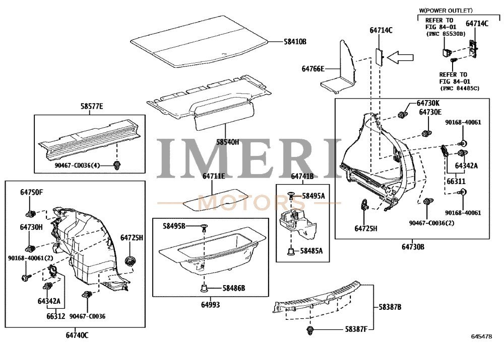 Rear Floor Trim Board - Toyota bZ4X