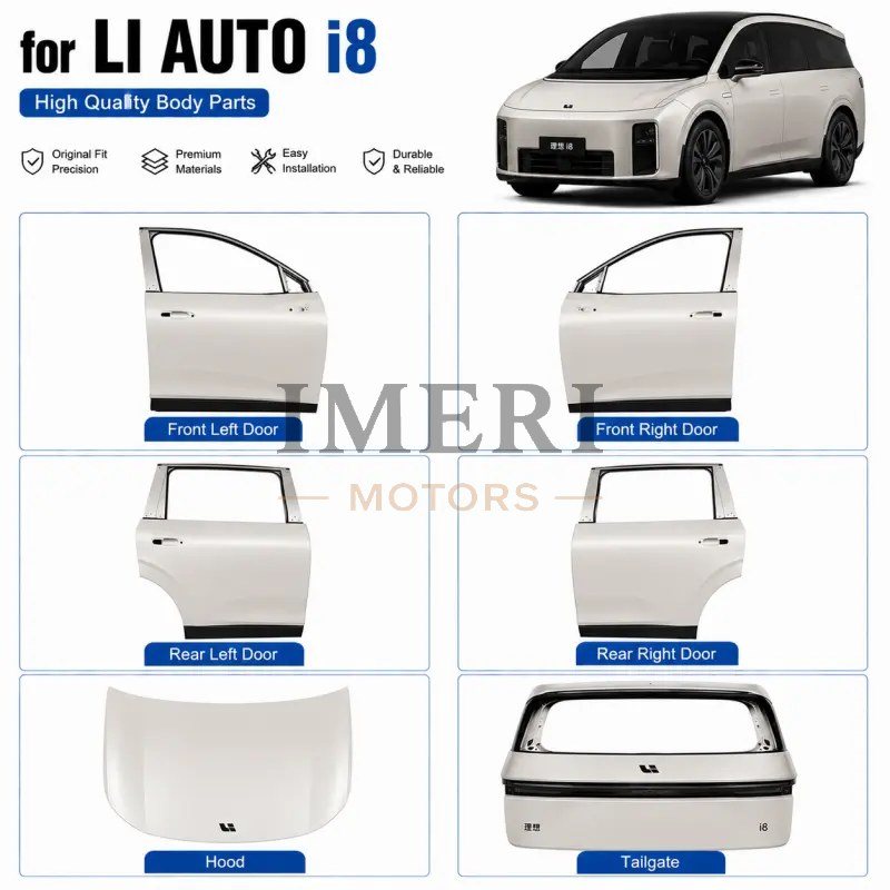 Full Body Panels - 4 Doors + Front Hood + Rear Tailgate - Li Auto i8
