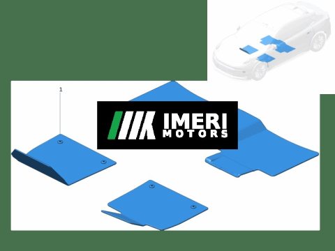 6608114232LA2 Floor Mat Set ZEEKR 7X