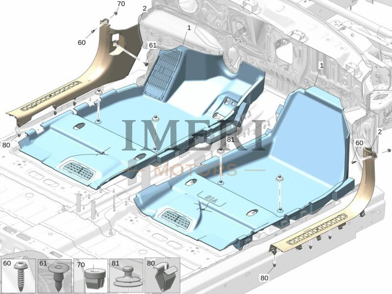 Front Carpet Left Section - ZEEKR 7X