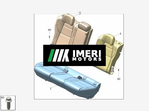 6608171071LA2 Rear Seat Cushion Assembly ZEEKR 7X