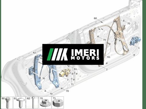 8890728213 Front Window Regulator Motor Right ZEEKR 7X