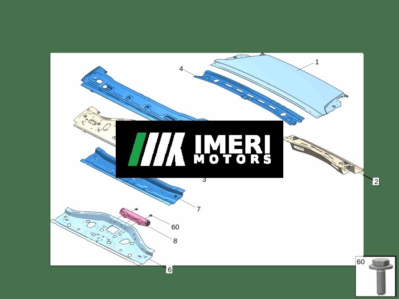 Roof Panel Rear Outer Panel - ZEEKR 7X
