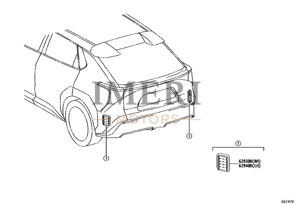 Quarter Ventilation Duct Assembly RH - Toyota bZ4