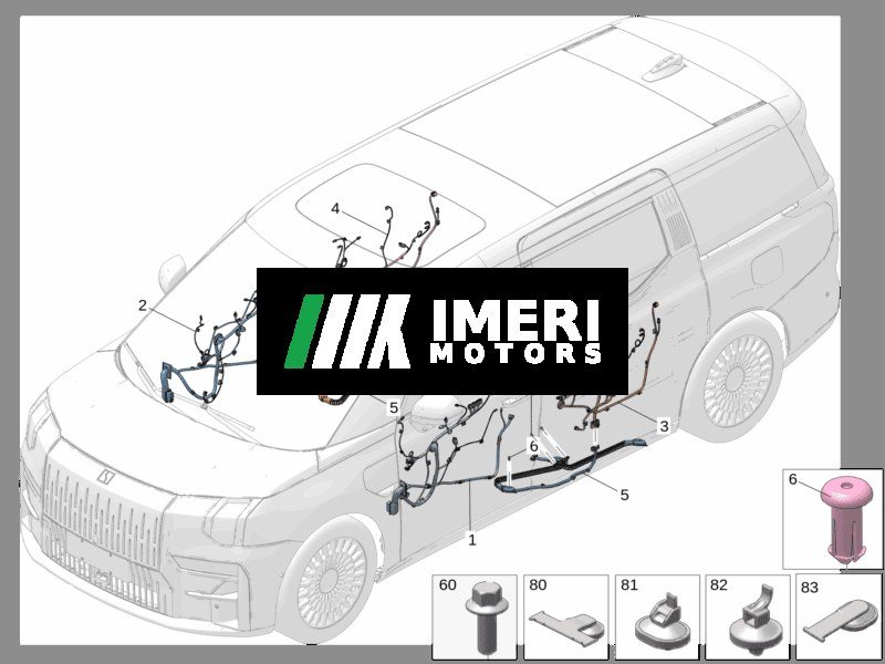 Front Door Wire Harness - Zeekr 009