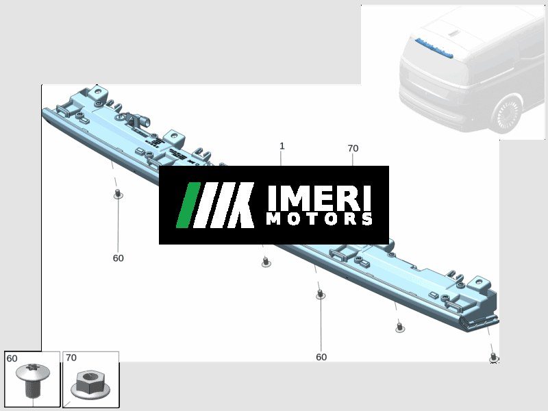 Center High-mounted Stop Lamp - Zeekr 009