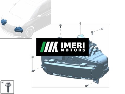 8889335761, 8889335759 Headlight (Right/Left) Zeekr 009