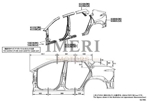 Front Fender Rear RH Support